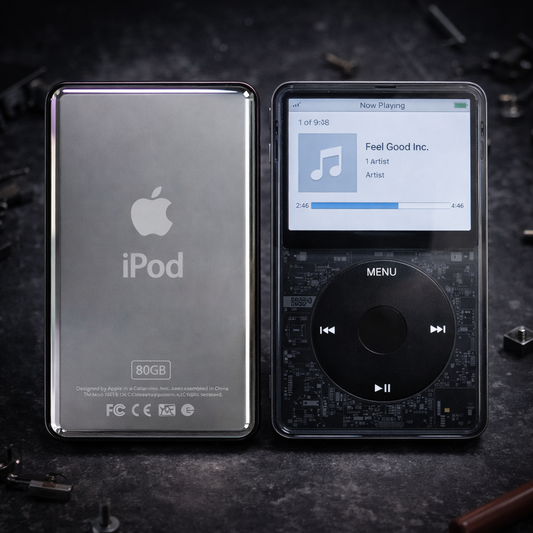 Apple iPod Video 5th Gen - Transparent Black