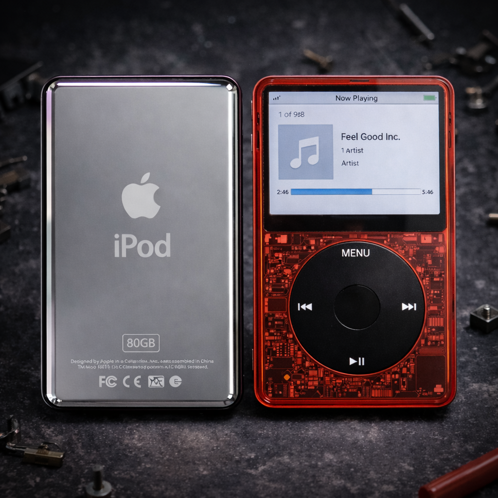 Apple iPod Video 5th Gen – Transparent Red