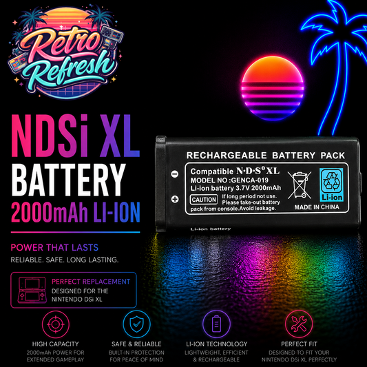 Nintendo DSi XL 2000mAh 3.7V Li-ion Replacement Battery UTL-003