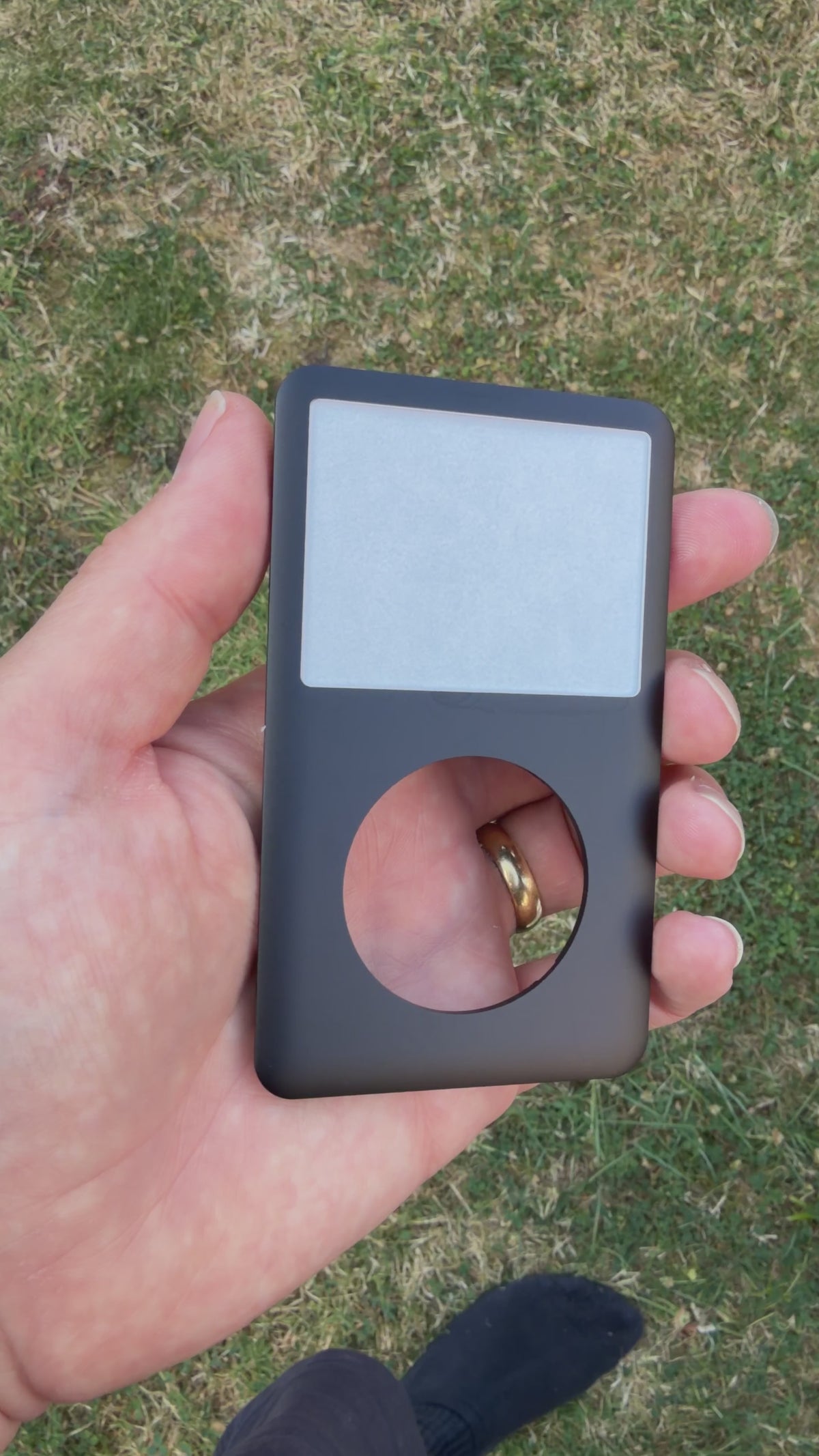 Black Front Housing – For iPod Classic 6th / 7th Gen