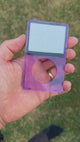 Transparent Purple Front Housing – For iPod Video 5th / 5.5 Gen (Clear Shell)