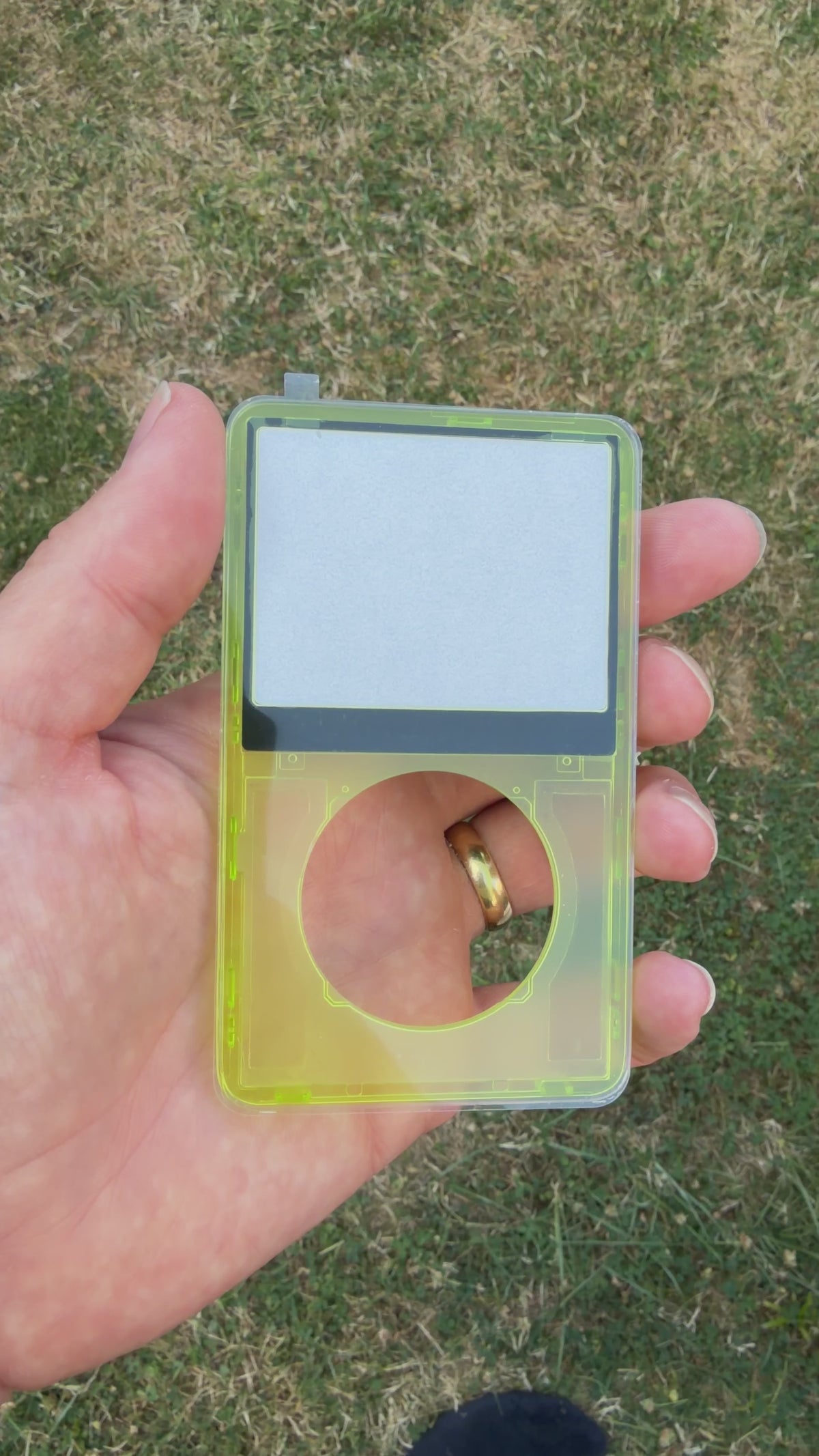 Transparent Green Front Housing – For iPod Video 5th / 5.5 Gen (Clear Shell)
