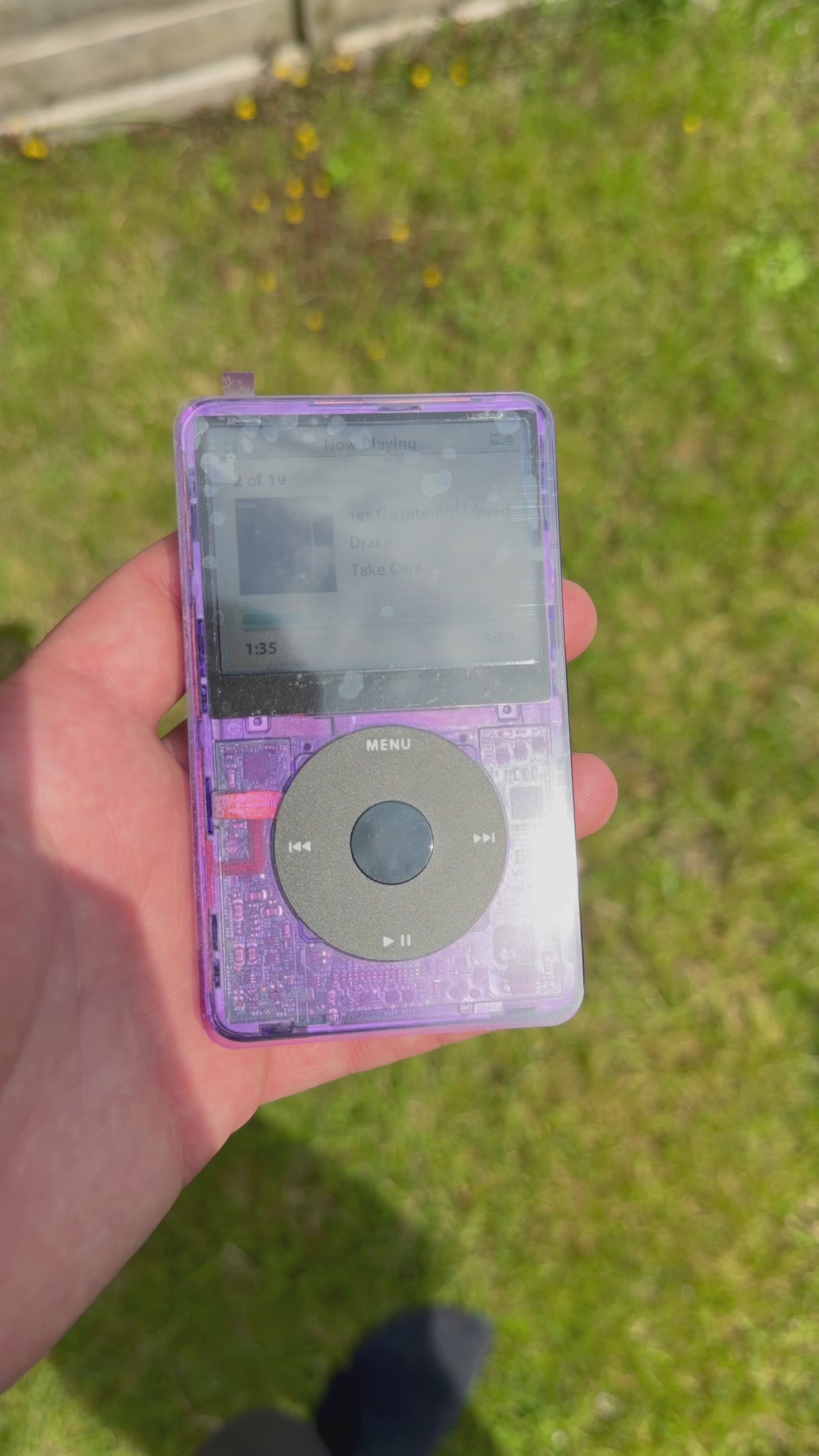 Apple iPod Video 5th Gen – Transparent Purple