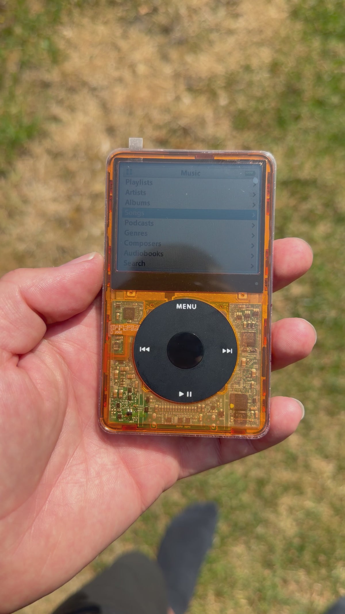Apple iPod Video 5th Gen – Transparent Orange